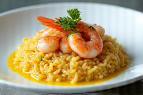 Seafood Risotto with Saffron
